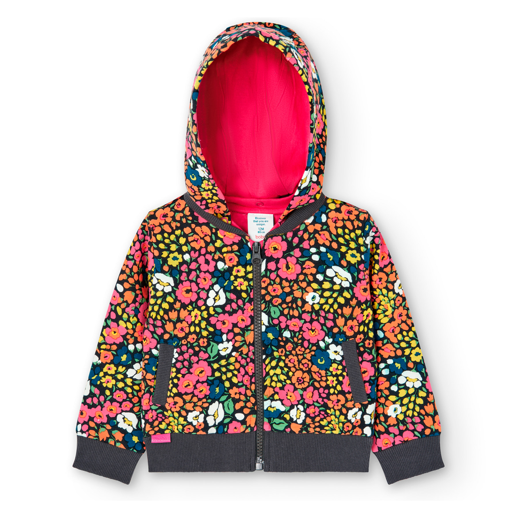 Chaqueta felpa estampada de bebé -BCI