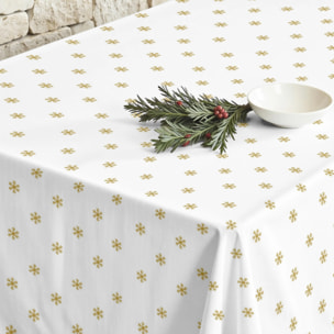 Nappe en résine Anti-tâches Snowflakes Gold