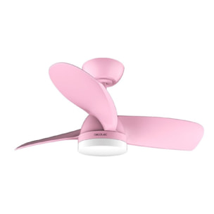 Ventilador de techo con luz EnergySilence Aero 3050 Pink Cecotec