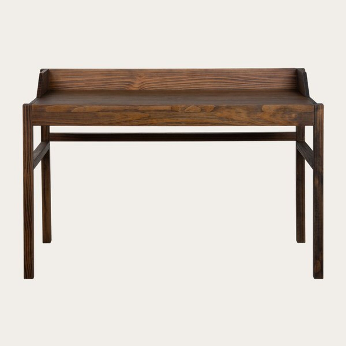 Bureau Creta -bois massif d'araucaria-couleur nogal 120 x 85 x 60 cm