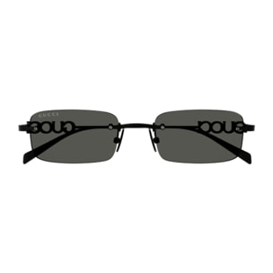 Gafas de Sol Gucci GG1808S-001 de Metal Hombre 52 mm