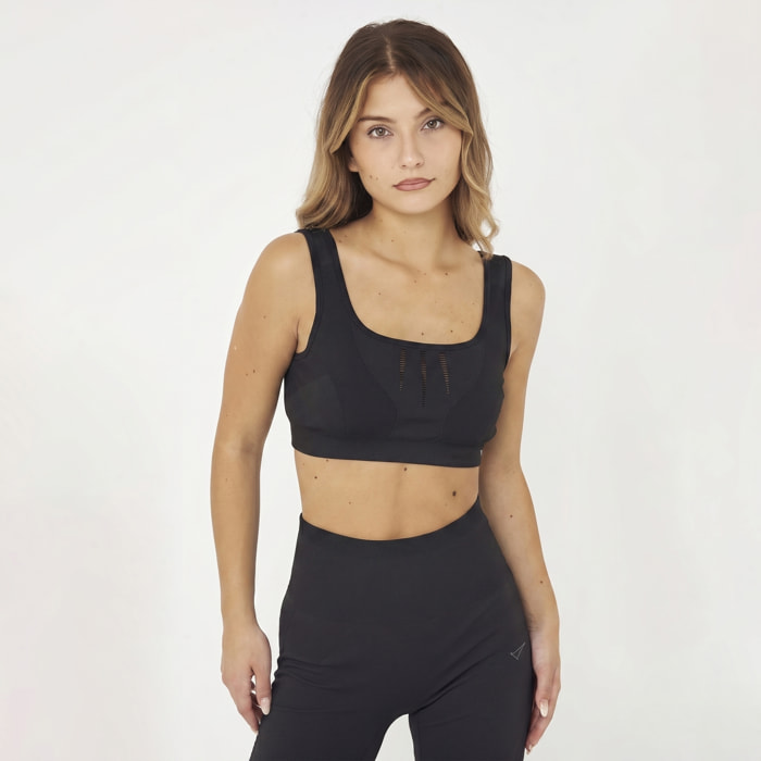 Crop top da allenamento o yoga con imbottitura Maddy