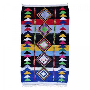 Authentique tapis berbère fait à la main en coton VELO