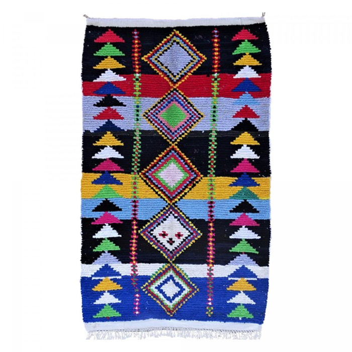 Authentique tapis berbère fait à la main en coton VELO