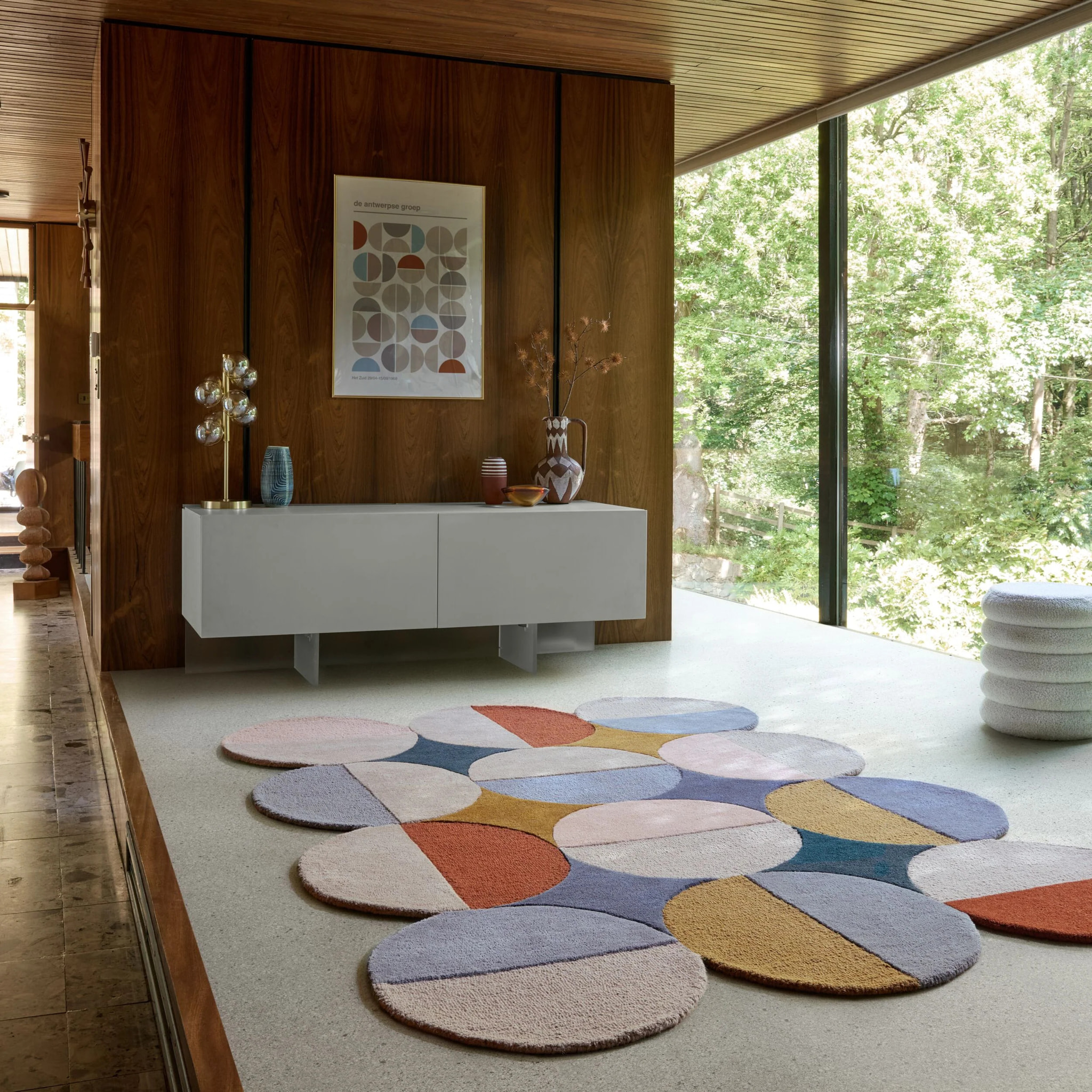 Tapis en laine MIA ELLIPSE