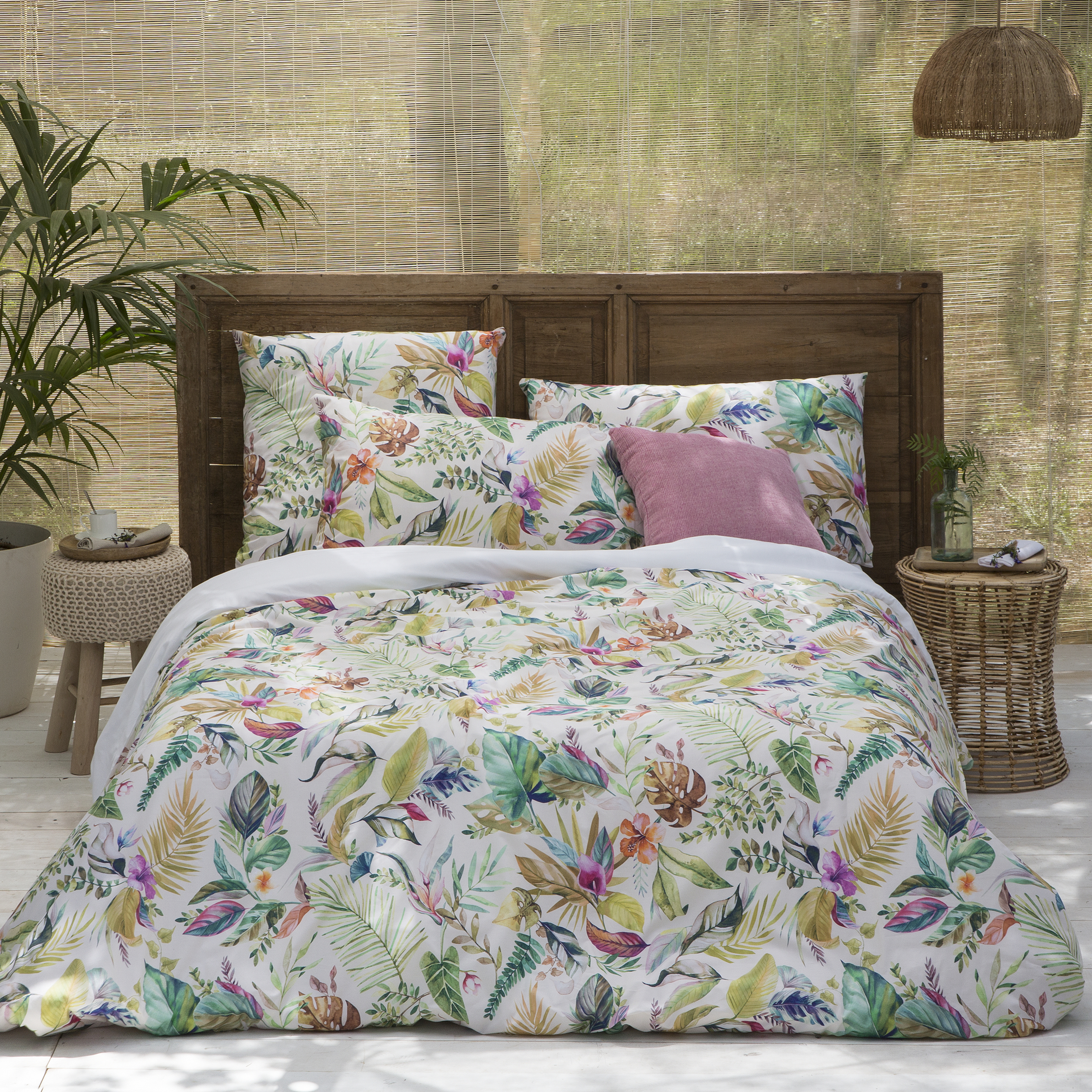 Housse de couette Jungleaves 100% coton 79 cm/2