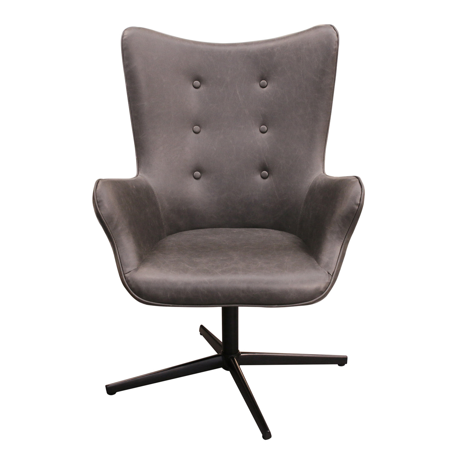 Fauteuil Helsinki Pu Gris