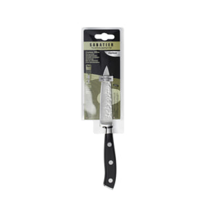 Carbon - Couteau d'office 9 cm martelé avec protection de lame