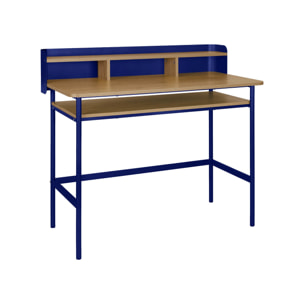 Bureau métal et décor bois 3 niches MOLTO