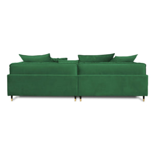 Canapé Droit Velours Fiorenzo - 4 places