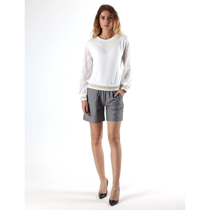 Pantaloncini popeline Leone Be Glam