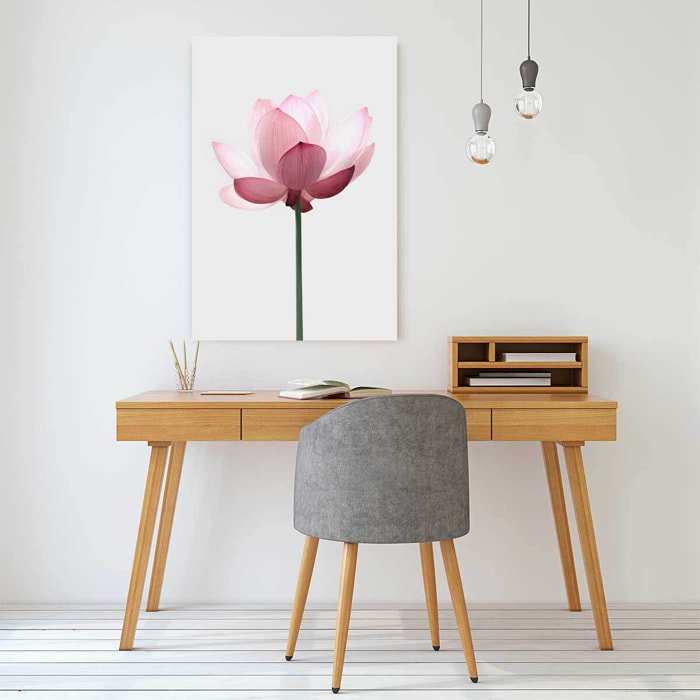 Tableau zen lotus rose  Toile imprimée