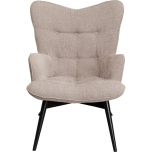 Fauteuil Vicky taupe Kare Design