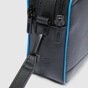 Piquadro Pochette in pelle a due scomparti con polsiera rimovibile