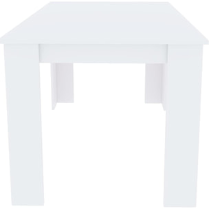 Tavolo da Pranzo Allungabile Estensibile Fino a 190 cm Tavolino Per 6 Persone Salotto Soggiorno Salone Design Moderno 190 x 78 x 90 cm Bianco