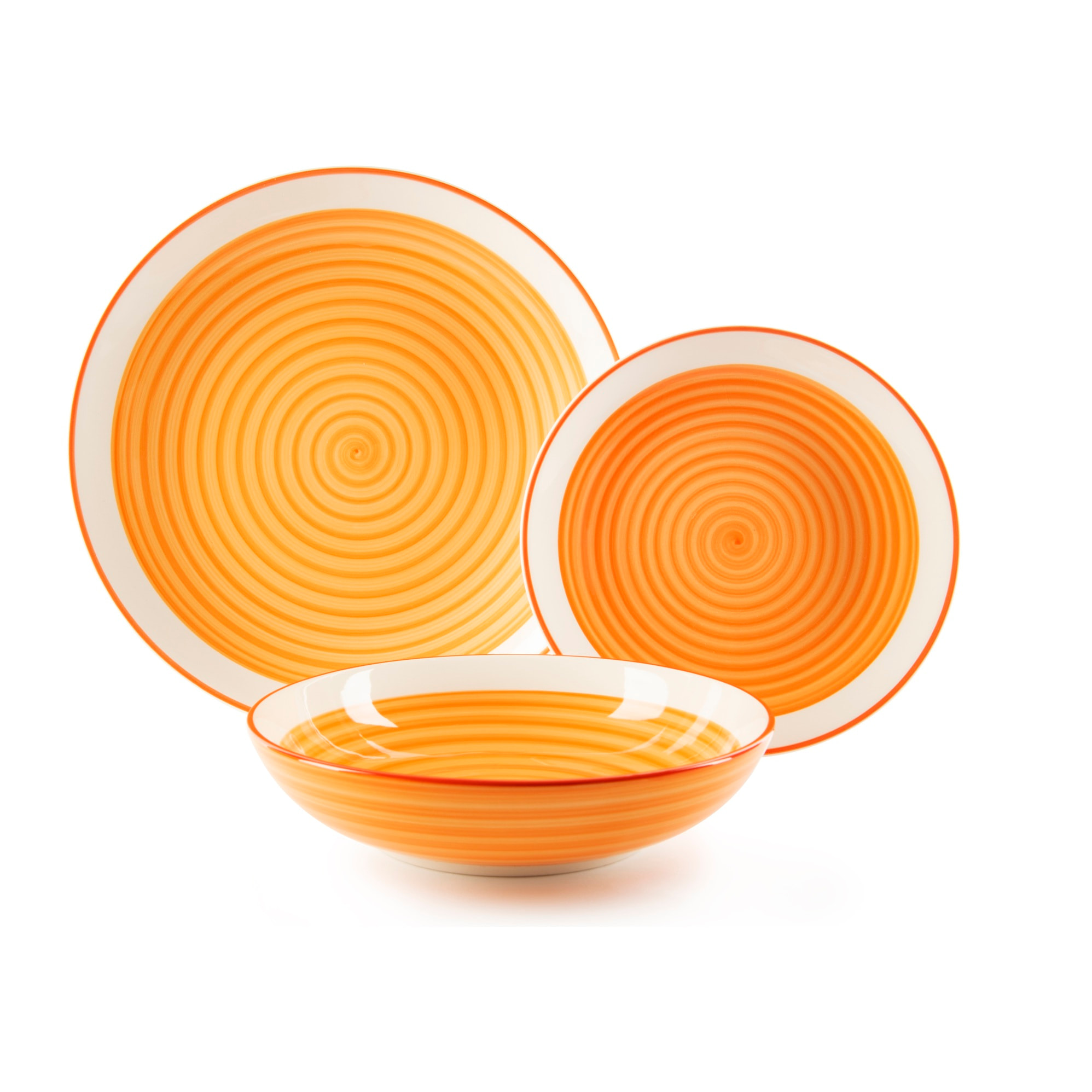 Servizio piatti 18 pezzi Excelsa – Old Italy, Ceramica Multicolore