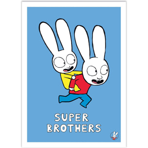 Affiche - Super Brothers - Simon Super Rabbit