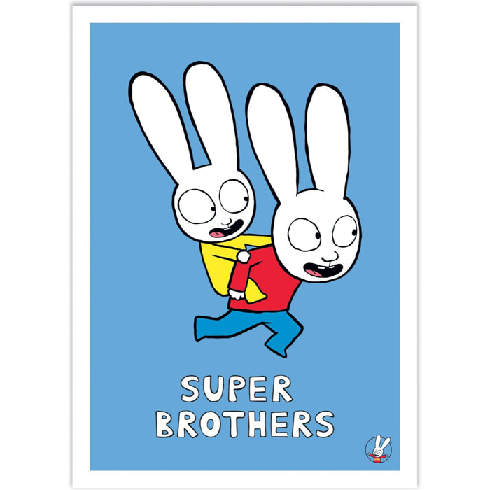 Affiche - Super Brothers - Simon Super Rabbit