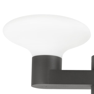 BLUB'S Lampadaire extérieure gris foncé 2XE27