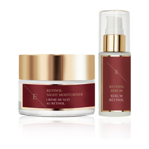 SERUM DE RETINOL + HIDRATANTE DE NOCHE CON RETINOL
