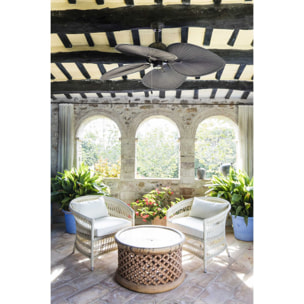 CUBA L Ventilatore a soffitto marrone