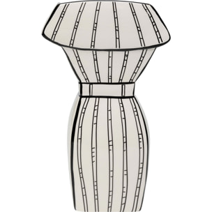 Vase Favola robe blanc et noir Kare Design