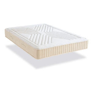Matelas Symphonie 2.0, Soutien Ferme, 24 cm, Latex & Mémoire de forme, extrait d’Aleo Vera