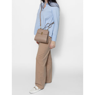 Borsa a mano da donna In Vera pelle Made in Italy 20x18x10 cm