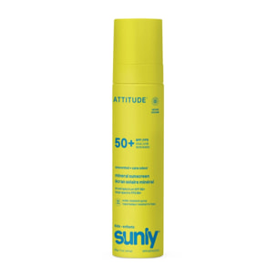 Mineral sunscreen Spray Face & Body Kids SPF 50 unscented Attitude Sunly 75 ml