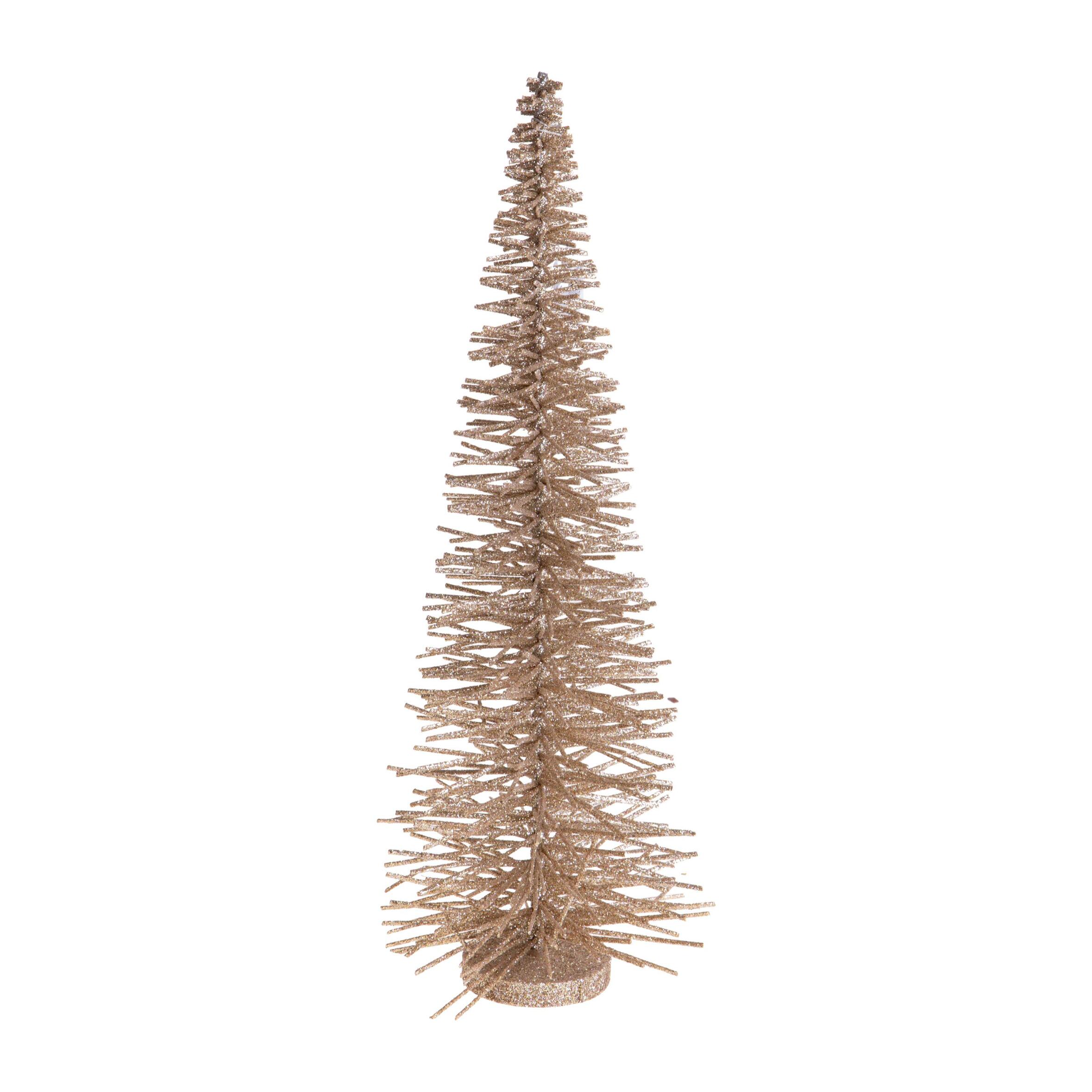 albero cono 16xh. con glitter - Pezzi 2 - ORO - Bianchi Dino SpA