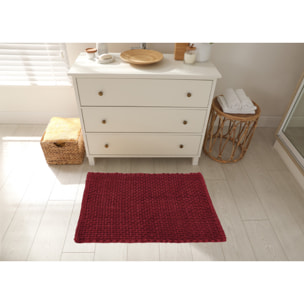 Tappeto Bagno Doccia Antiscivolo Super Assorbente Modello Osaka Bordeaux