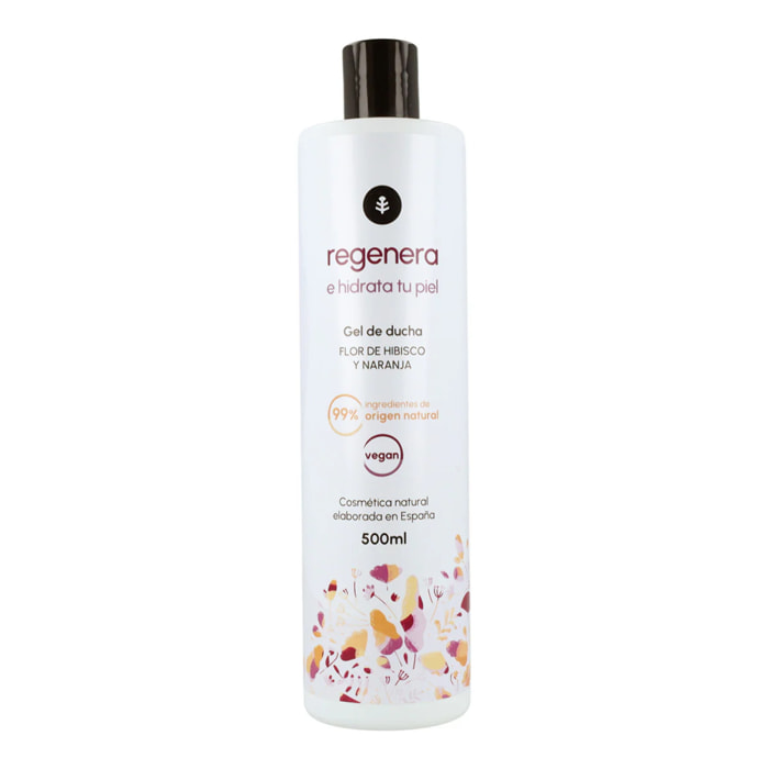 Gel de ducha Flor de Hibisco y Naranja Planeta Huerto 500 ml