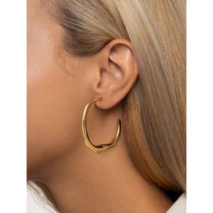 Orecchino Odette in Acciaio Placcato Oro