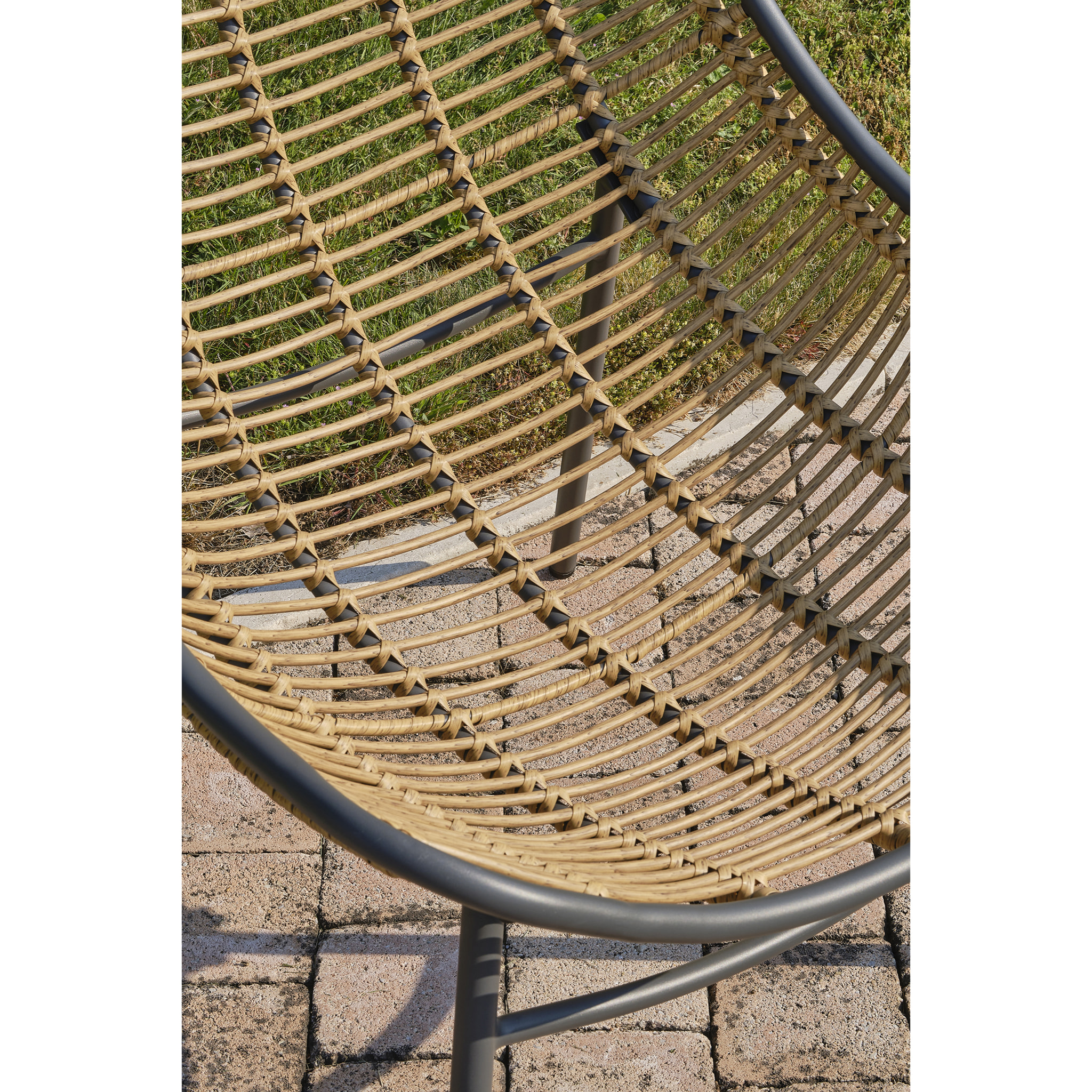 TULUM - Salon de jardin 4 places en résine tressée