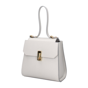 Borsa a mano da donna - Modello False - 100% pelle - 20.0 x 18.0 x 10.0 cm