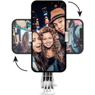 Perche à selfie TNB Bluetooth 2 en 1 avec LED blanc