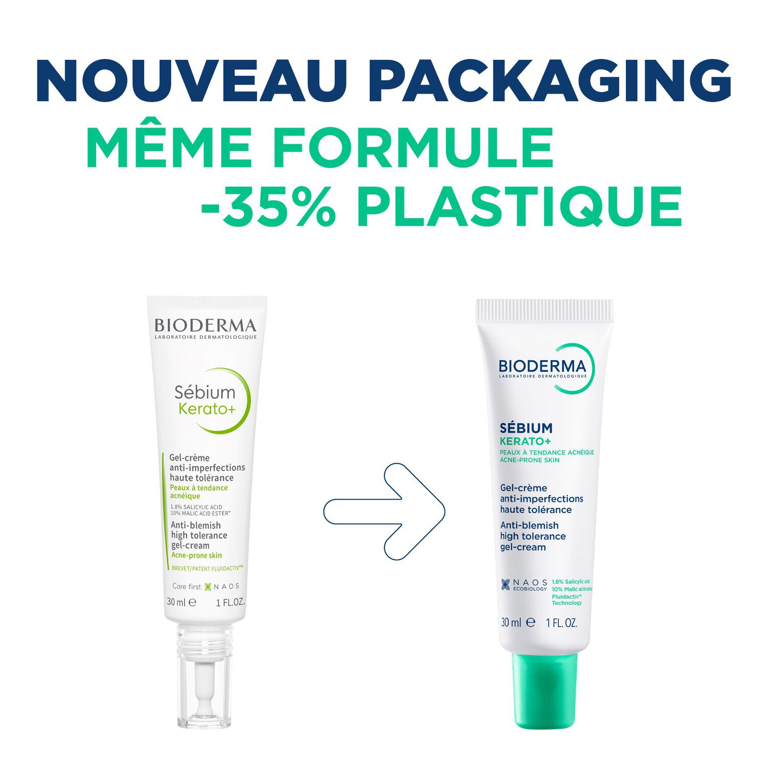 SEBIUM KERATO+ - Gel-Crème Anti-imperfections 30 ml