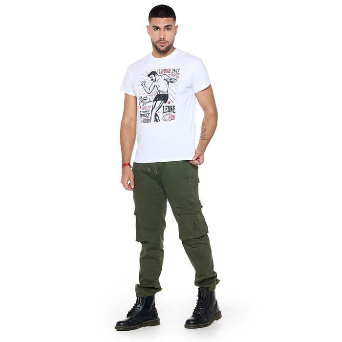 T-shirt da uomo a maniche corte con pugile vintage "Metropolitan"