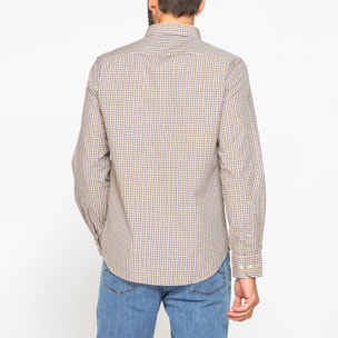 CAMICIA BUTTON-DOWN CON MANICA LUNGA E TASCHINO