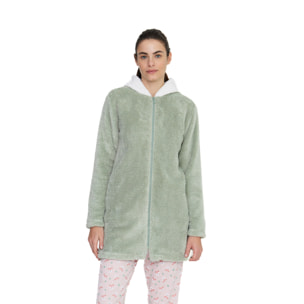 Giacca donna fox in coral con cappuccio Noidinotte