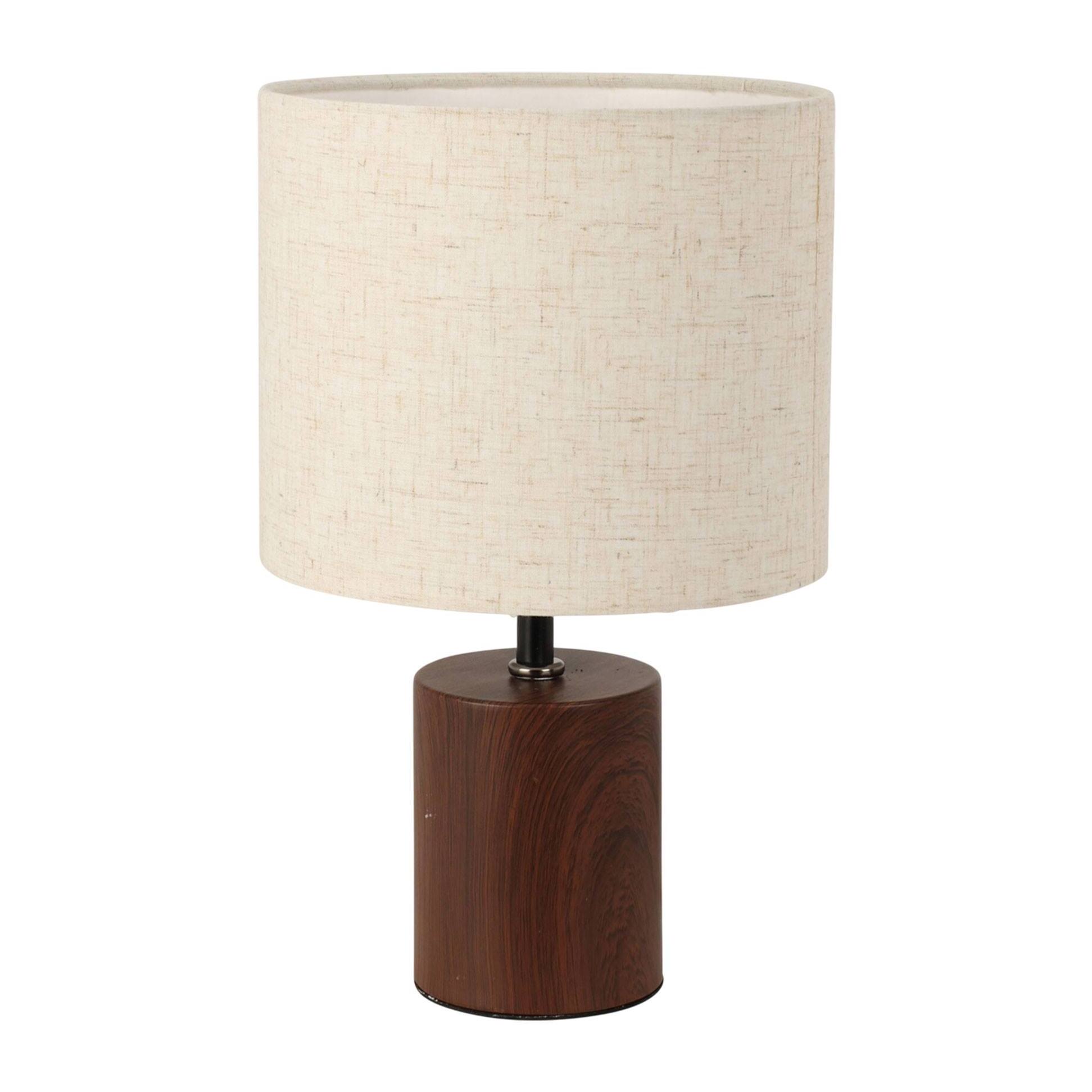 Well Home Lampara de sobremesa con base metálica Ø18x29,5cm