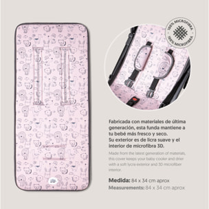Colchoneta para Sillita mod. Cat Rosa