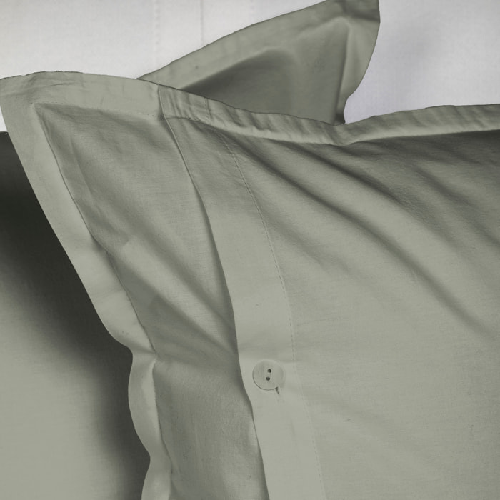 UNO CASA DESIGN Completo Lenzuola in Puro Cotone Garment Washed_No-Stiro_matrimoniale_spring