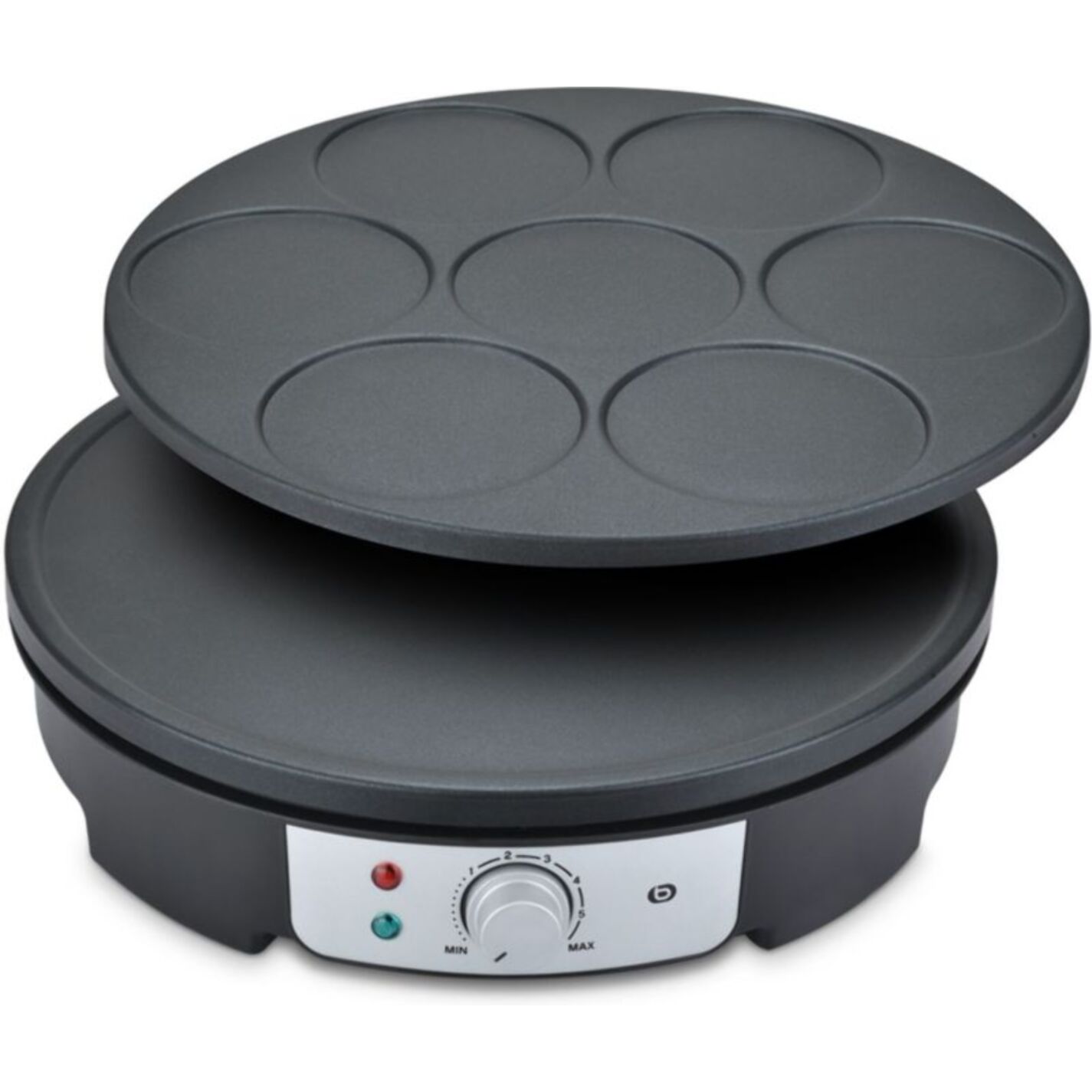 Crêpière ESSENTIELB ECPM4 2 en 1 grande crêpe et mini crêpes