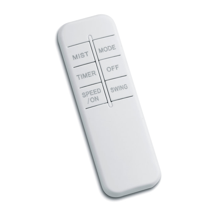 Iceberg - Ventilatore e nebulizzatore a torre con display touch screen, telecomando e timer incorporato. Ø34x114H cm