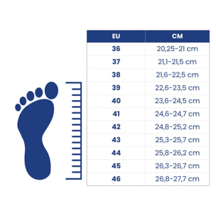 Ciabatta piscina Sienna blu