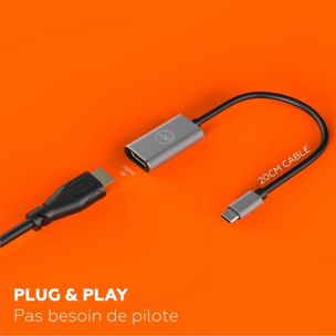 Adaptateur USB-C/HDMI MOBILITY LAB USB-C - HDMI 30HRZ GS