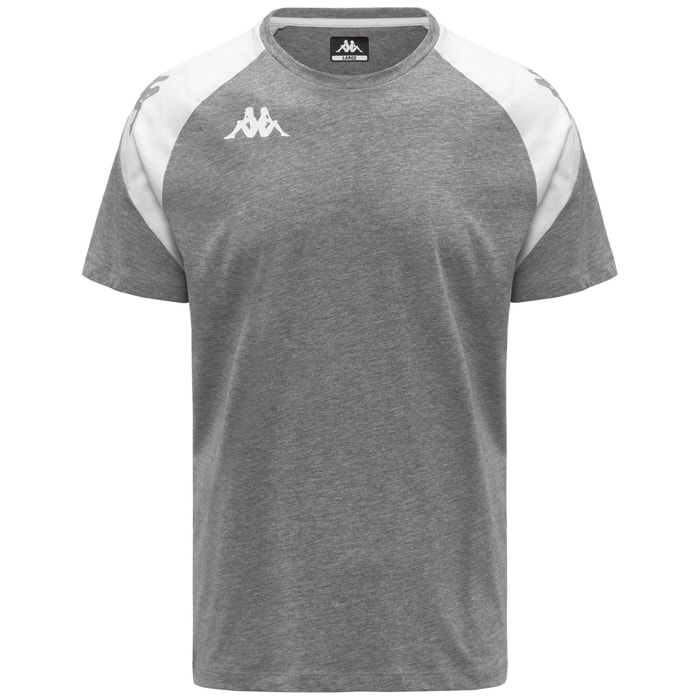 Kappa - T-Shirts & Top Uomo Grigio - Kappa4Football Laccio
