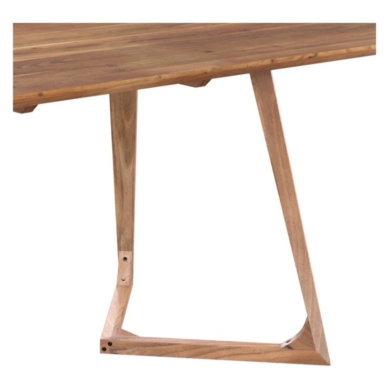 Table rectangulaire 6 personnes en bois d'acacia 175 cm - Pita