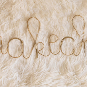 Mot fil de laiton 'Marrakech' - Doré Vieilli